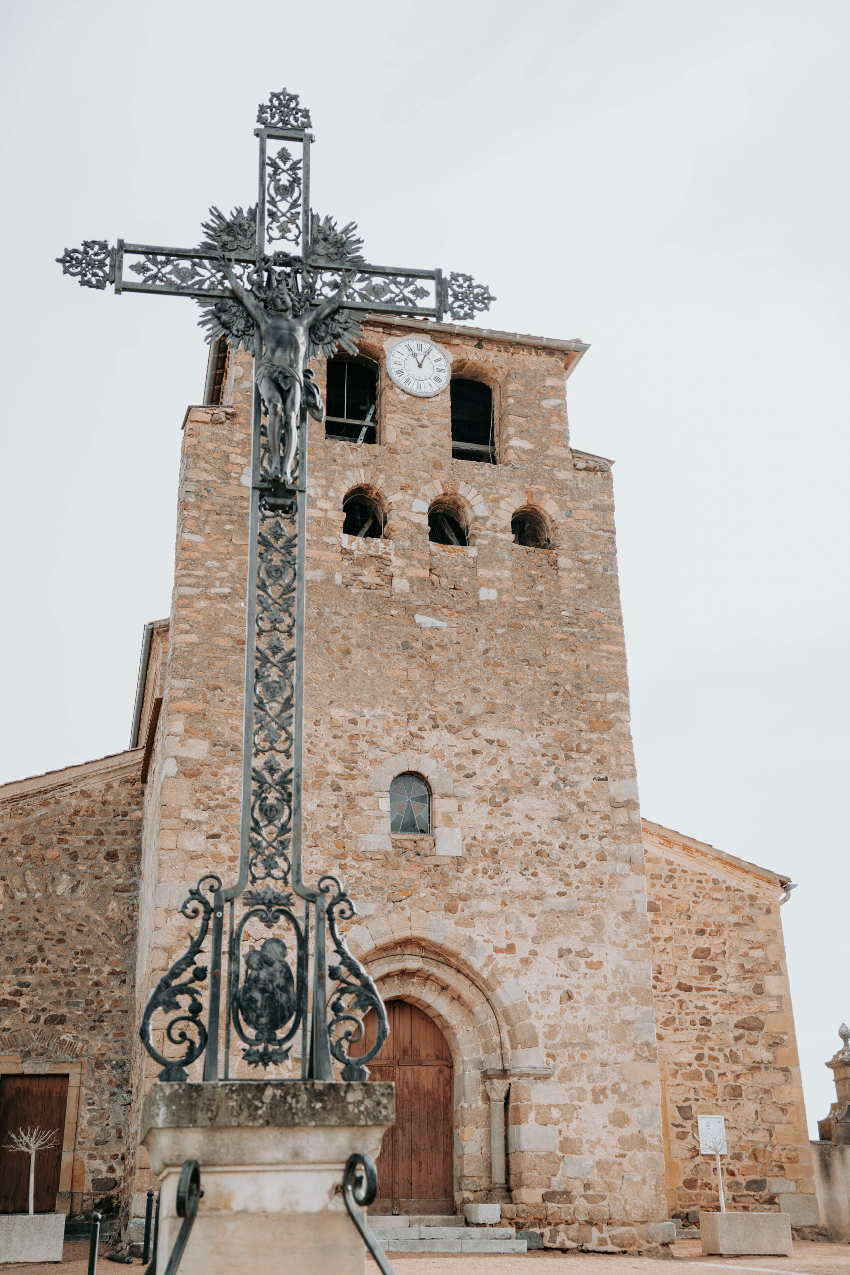 Clocher de l'église du village